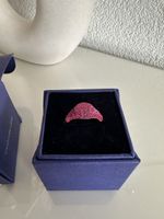 Bague Swarovski Rose Scintillante T.50 État Neuf Coffret