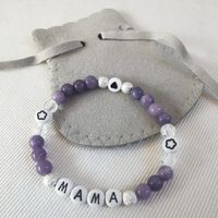 Armband 'Mama' Natursteine