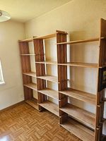 Flexibles Holz-Regalsystem / Bücherregal aus Echtholz