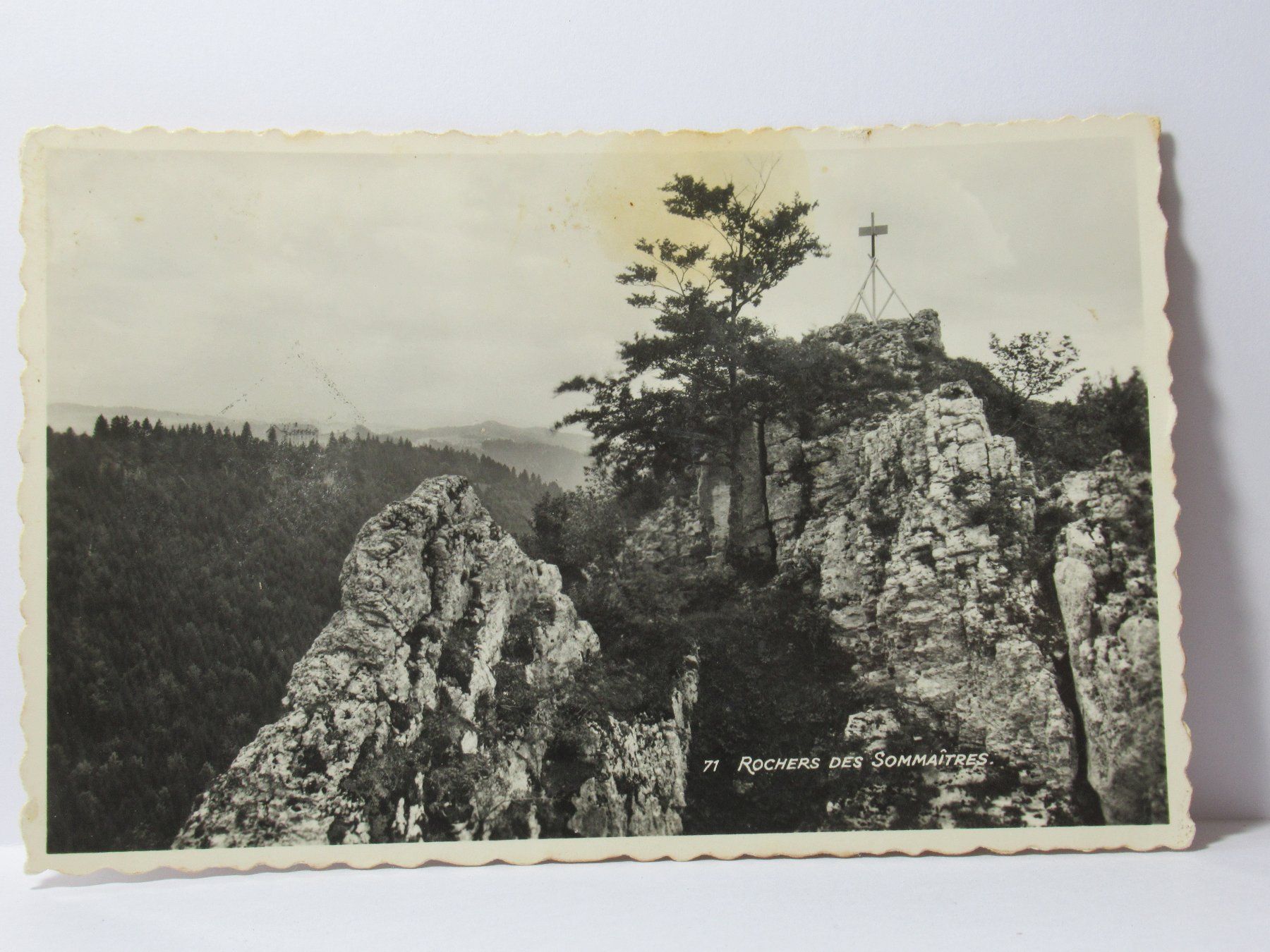 Ansichtskarten: Rochers des Sommaitres – Gebraucht aus Grenchen von Bluemchen1900