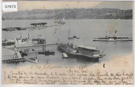 Geneve - La Rade - Dampfschiffe