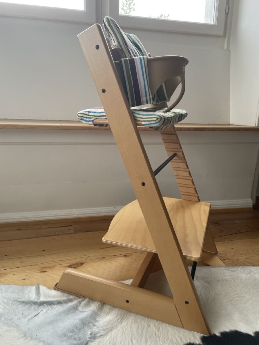 Stokke Seggioloni: TrippTrapp mit Babyset – Usato da Zürich venduto da Celineb0 1