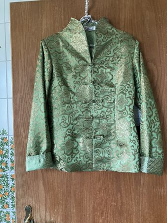 Seidenbrokat Jacke aus China in Gr L