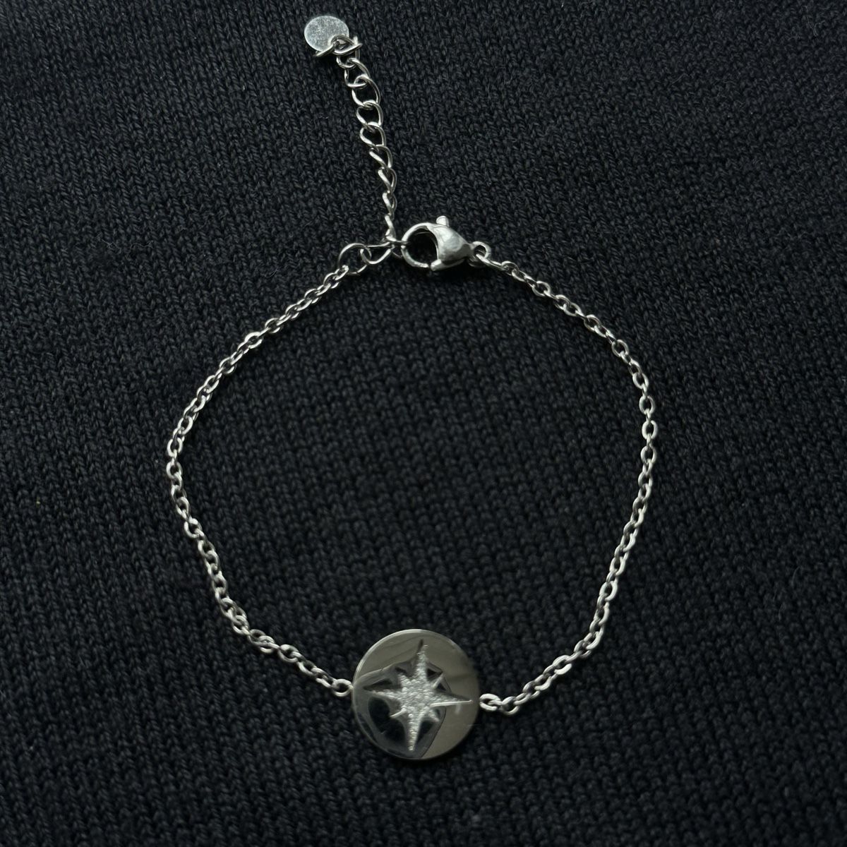 Bracciali & Braccialetti: Silberne Edelstahl Stern Funkelnde Armkette – Nuovo (secondo la descrizione) da Givisiez venduto da dor_xb9k 2