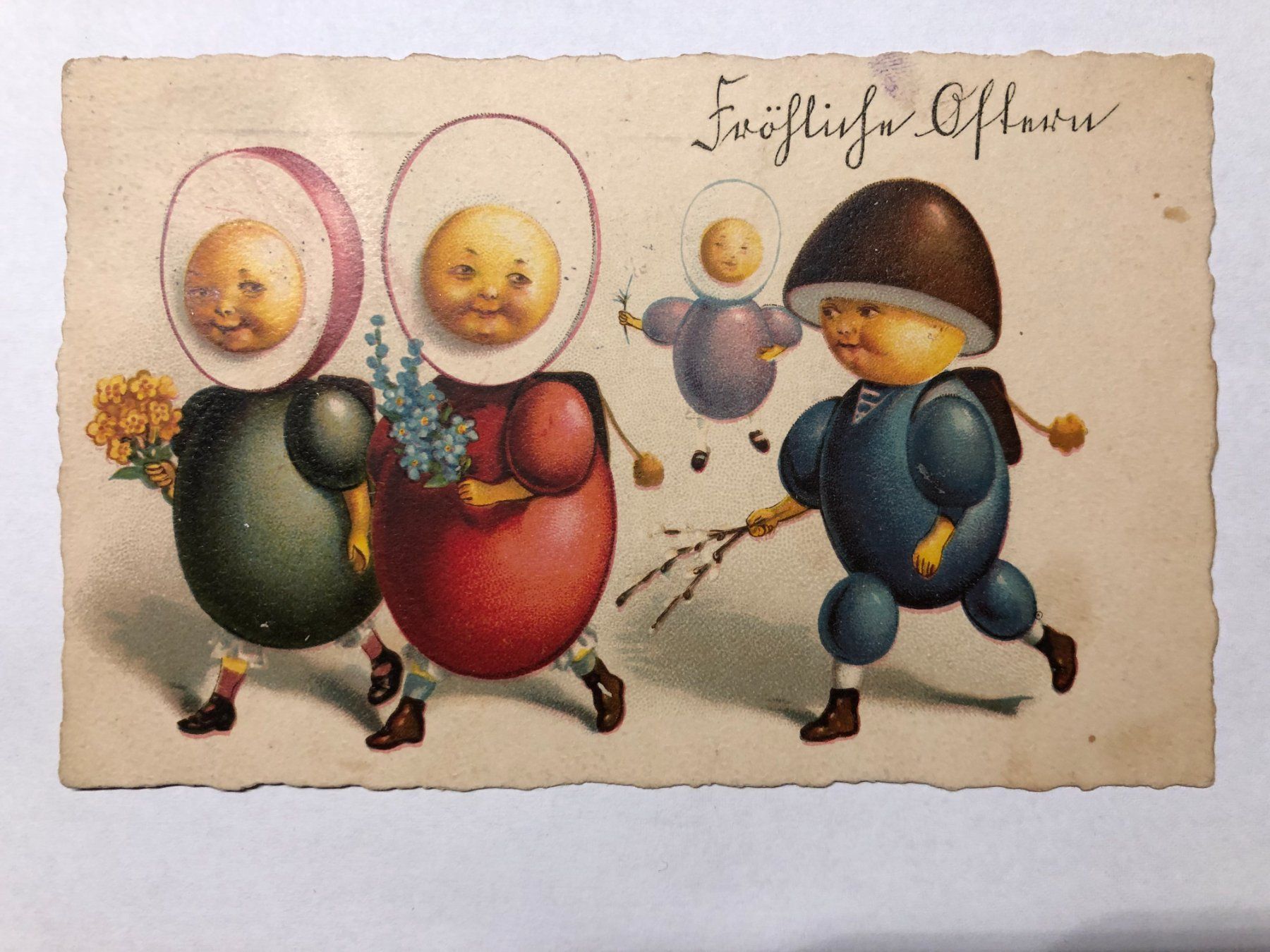 Cartoline postali: Fröhliche Ostern 1927 – Usato da Pfäffikon ZH venduto da Waltoversand