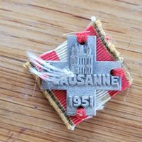 Médaille Ancien Insigne/Badge Suisse Lausanne 1951
