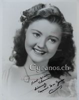 Marcia Mae Jones (1924-2007) Kinderstar - Autogramm