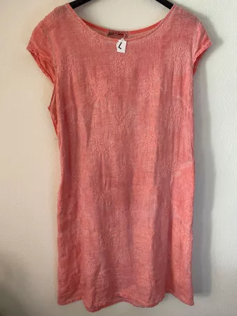 %SOMMERKLEID DAMEN-LEINEN%