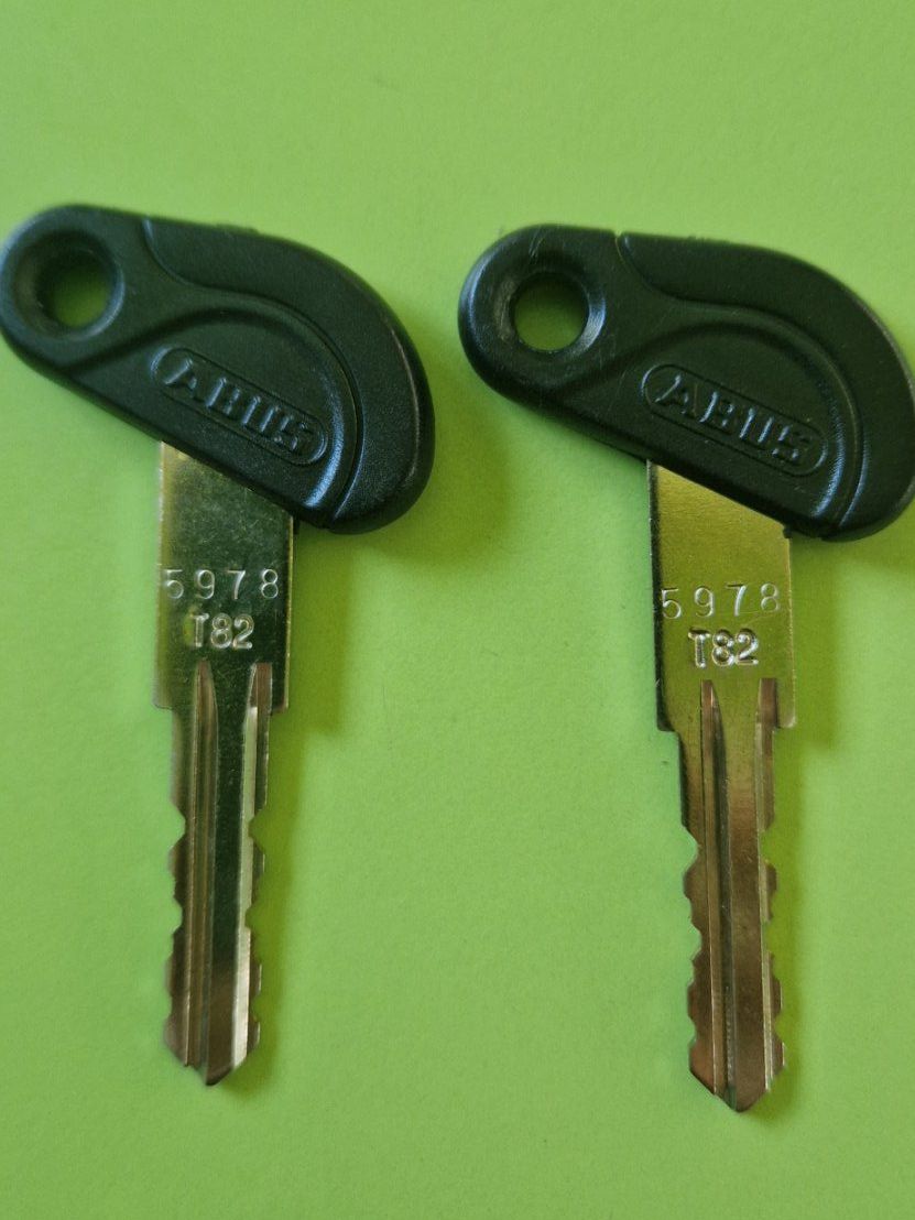 Pezzi di ricambio: Veloschlüssel ABUS 5978 T82 – Nuovo (secondo la descrizione) da Erlenbach im Simmental venduto da laska31