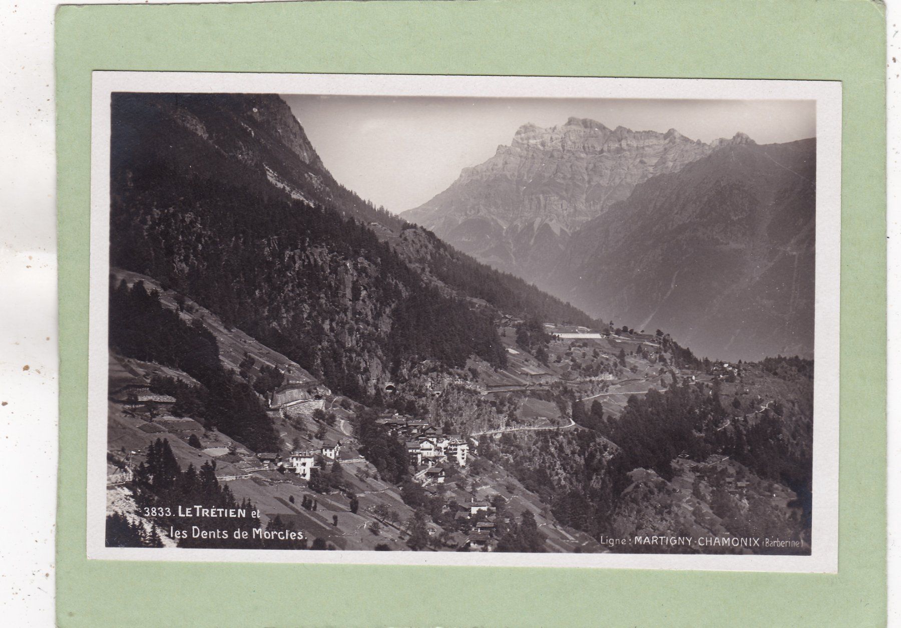 Cartoline postali: Le Trétien et les Dents de Morcles – Usato da Herisau venduto da Lisegrat2008