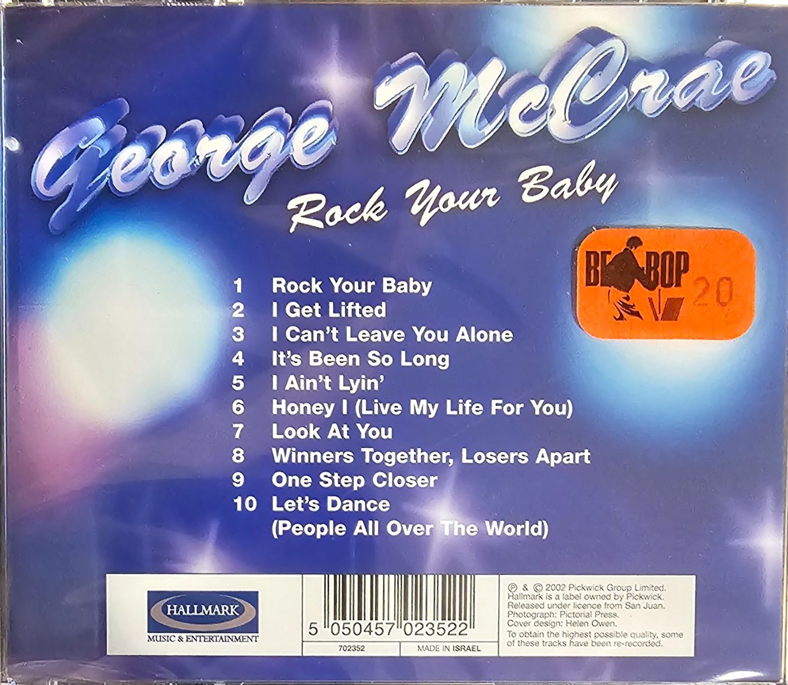 CD: George McCrae - Rock Your Baby – Nuovo e nell'imballaggio originale da Wahlen b. Laufen venduto da Cg10 1