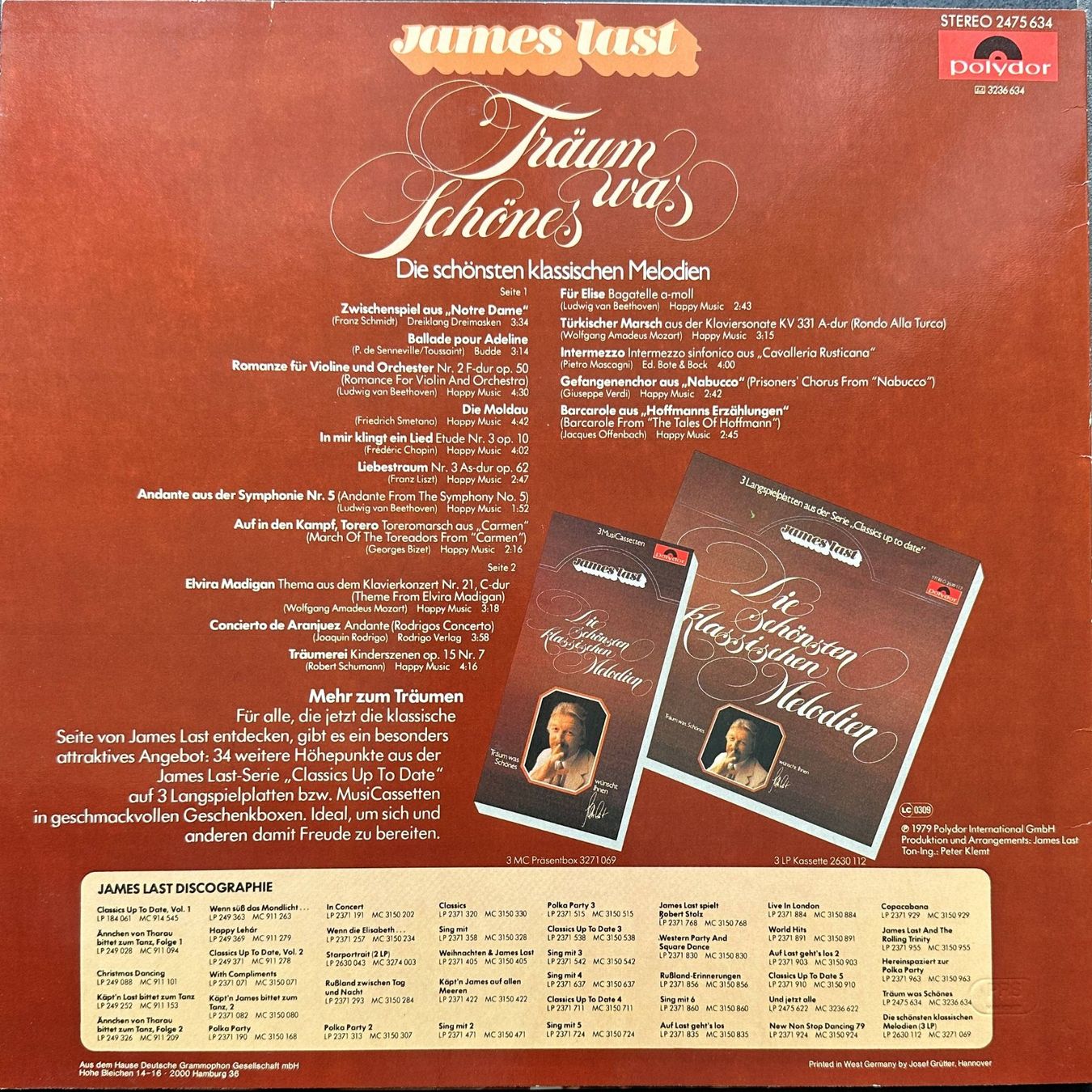 Dischi in vinile: James Last - Träum was Schönes – Usato da Feldbach venduto da CDF10 1