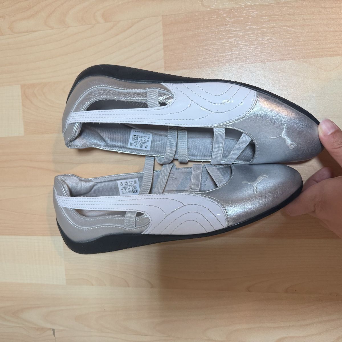 Damenschuhe: Puma Ballet Flats Silver White Size 38.5 EUR – Neu (gemäss Beschreibung) aus St. Gallen von ber_82p9 1