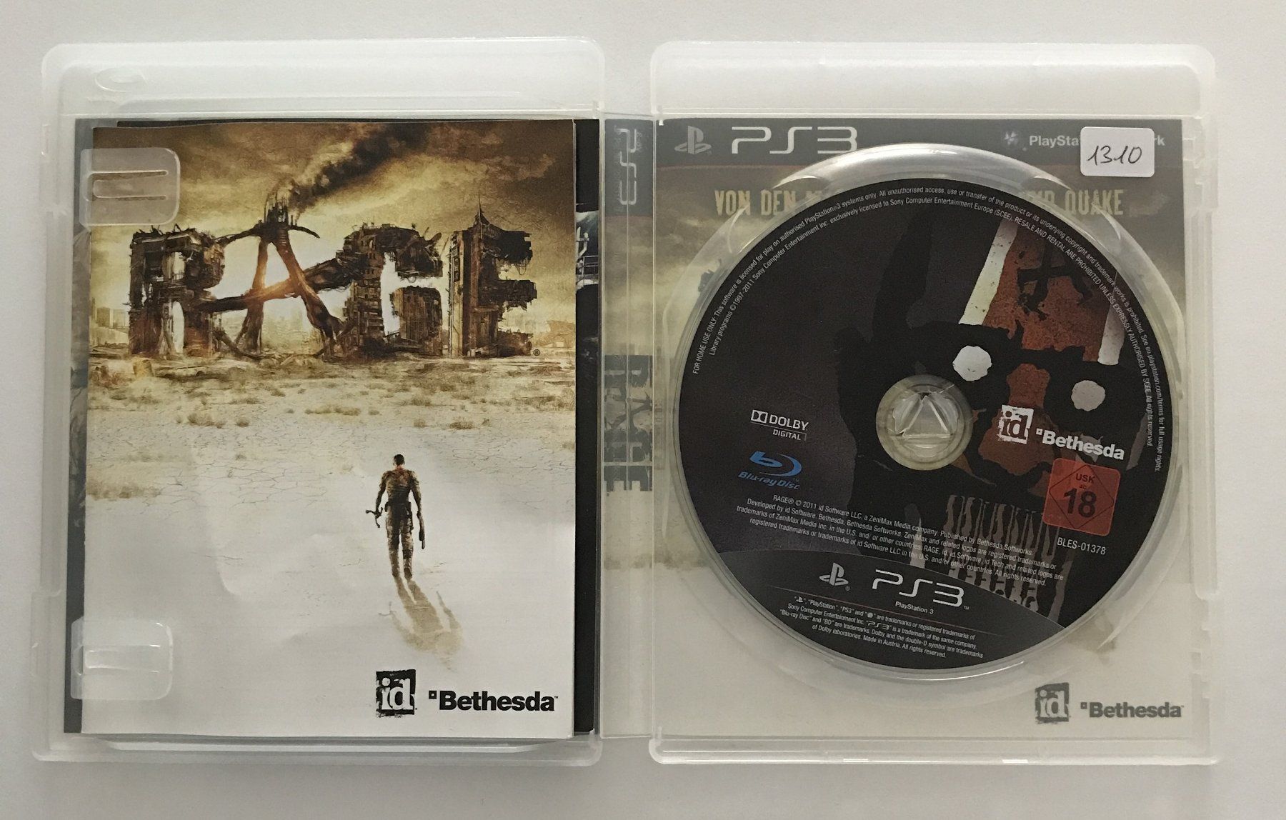 Giochi: PS3 - Rage – Usato da Allschwil venduto da Bullach 1