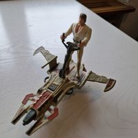 Star Wars Luke Skywalker mit Flieger, Vintage Spielzeug!