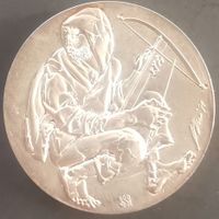 Hans Erni Medaille 50. Eidg. Schützenfest Luzern 1979 Silber