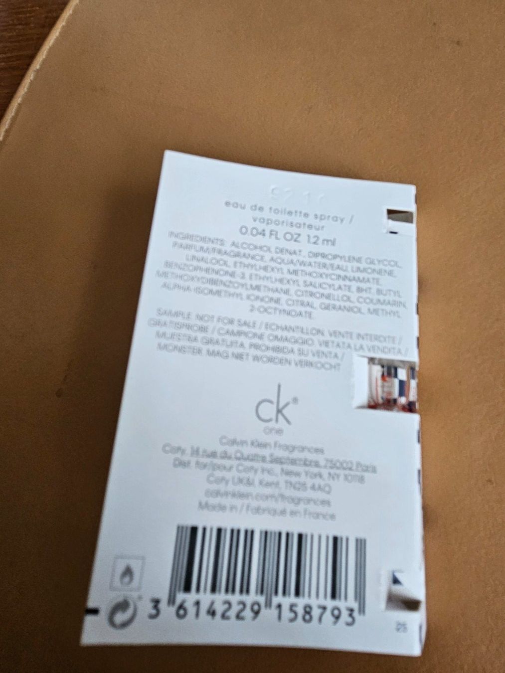 Calvin Klein Profumi & Eau de Toilette: CK - CALVIN KLEIN - ONE COLLECTOR'S EDITION – Nuovo e nell'imballaggio originale da Aesch BL venduto da Chrutli1 1