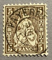 30 Vollstempel Payerne, AW Gr.124A-118, Ausnahmestück