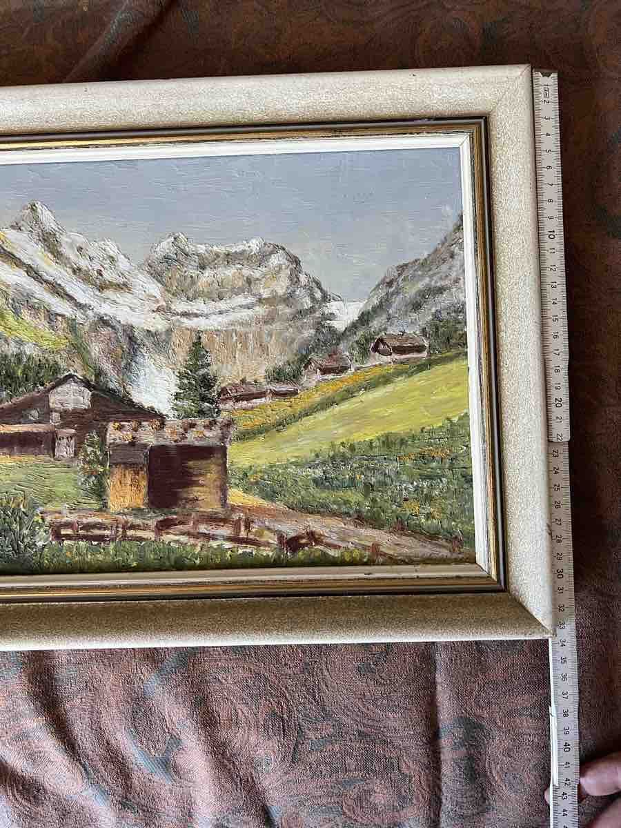 Dipinti: Oelgemälde Alpenlandschaft – Usato da St. Gallen venduto da Allu90er 1
