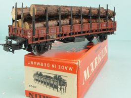 Märklin 313/2H H0 Güterwagen Stammholzwagen