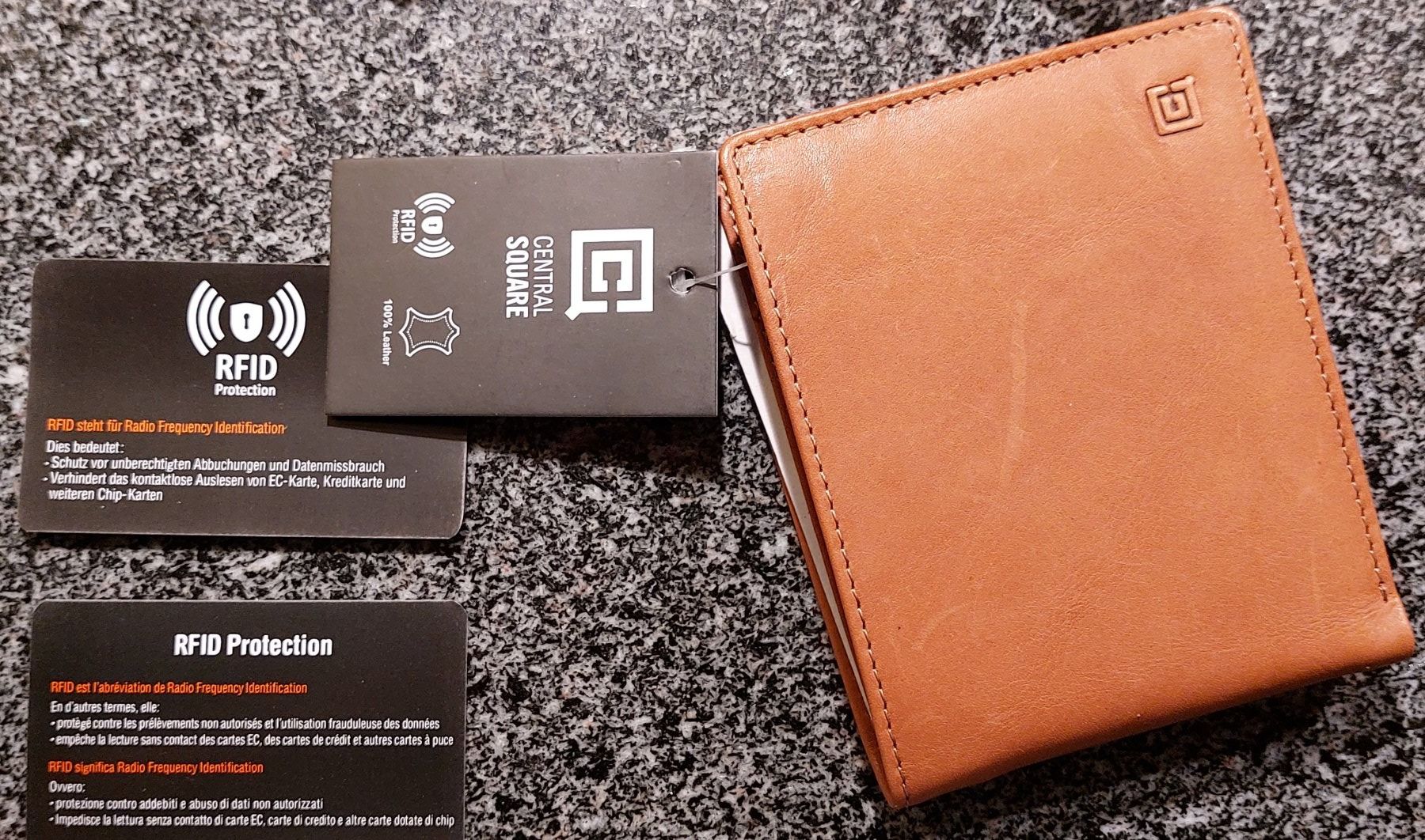 Brieftaschen: CENTRAL SQUARE - Herren Brieftasche - Leder/RFID! – Neu und originalverpackt aus Rotkreuz von JustForSale 3
