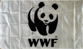 WWF Fahne 150 x 90 Umeltschutz Regenwald Panda Bär Aktivist