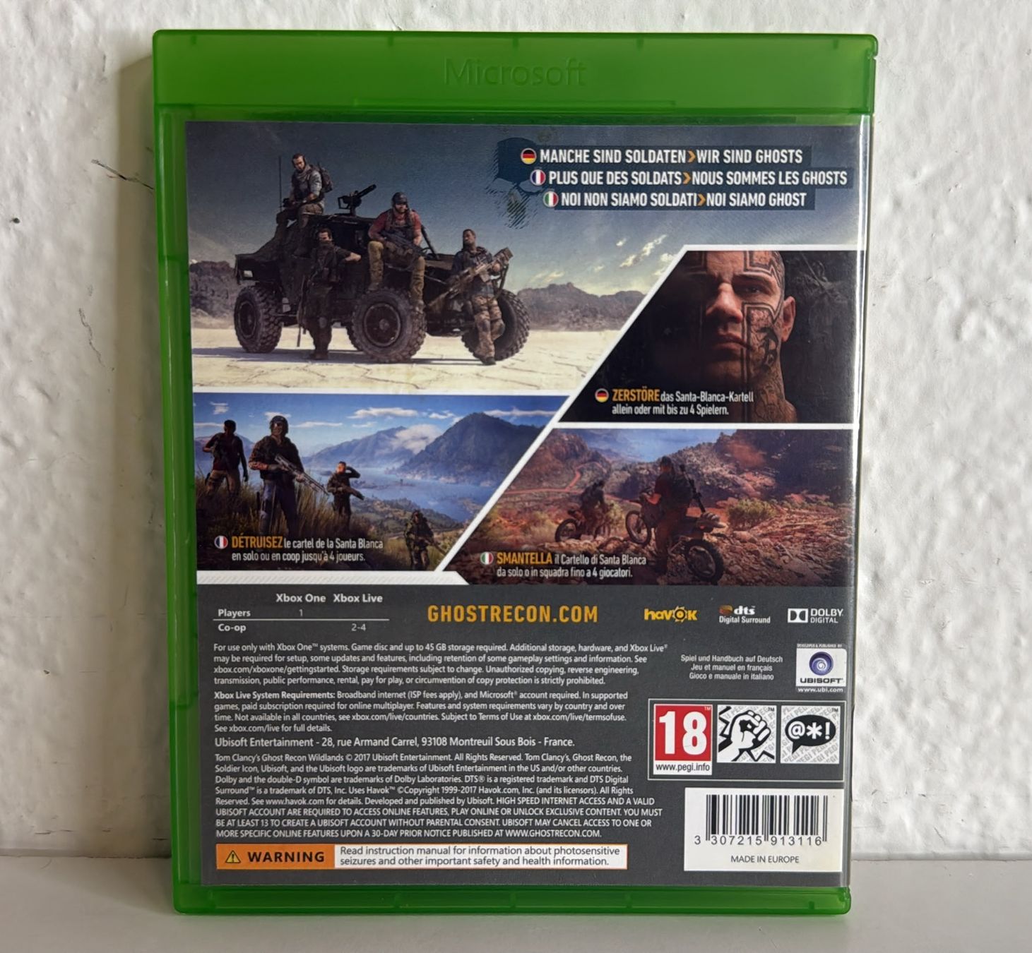 Spiele: Xbox One Spiel Tom Clancy's Ghost Recon Wildlands – Gebraucht aus Ehrendingen von lax21 1