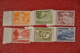 1949 Rollenmarken 298RM-305RM postfrisch ohne Falz