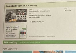 Gemderbüebu Ticket für Samstag
