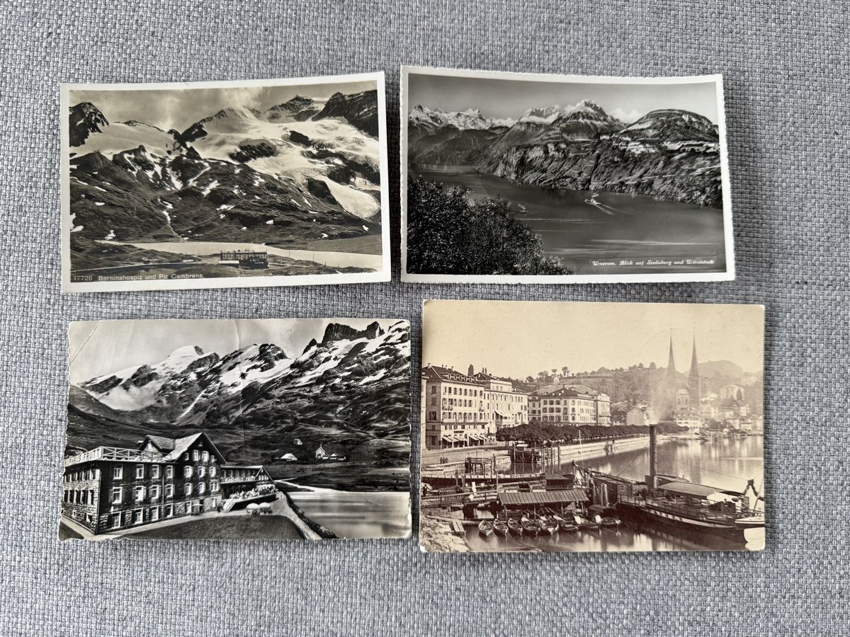 Cartes postales: Tolle alte Postkarten schwarz-weiss Baryt – D'occasion à Ennetbaden par mapa05 3