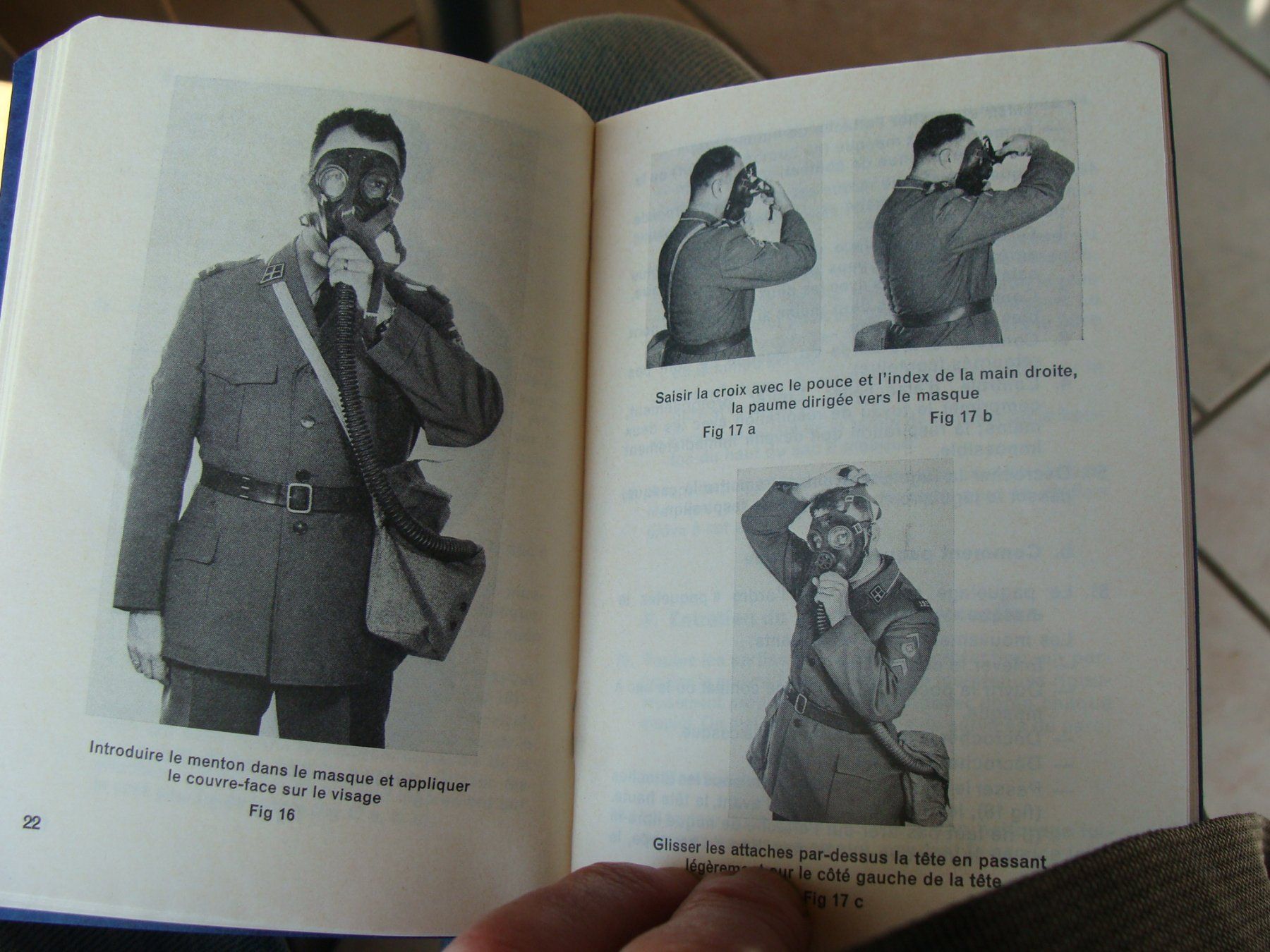 Gesichts- und Gehörschutz: Le masque de protections militaire 1953 – Gebraucht aus Cuarny von hen_g7hn 4