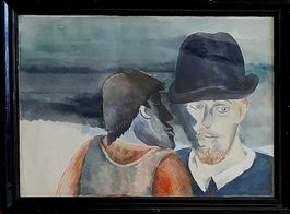 Expressionistisches Gemälde vermutl. Karl Schneider