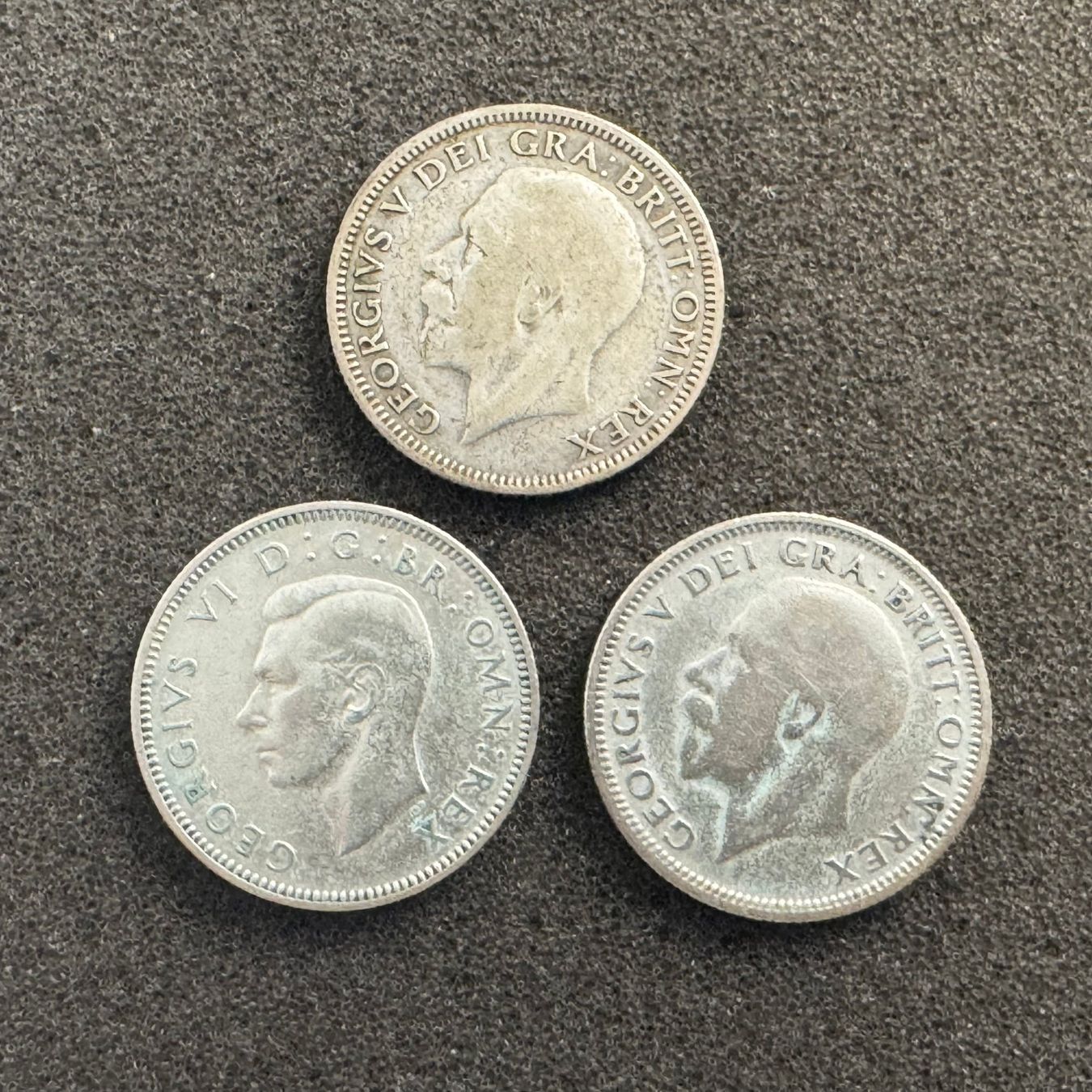Alle Münzen: 3 x 1 Shilling Silber England – Gebraucht aus Reitnau von tb-muenzen 2