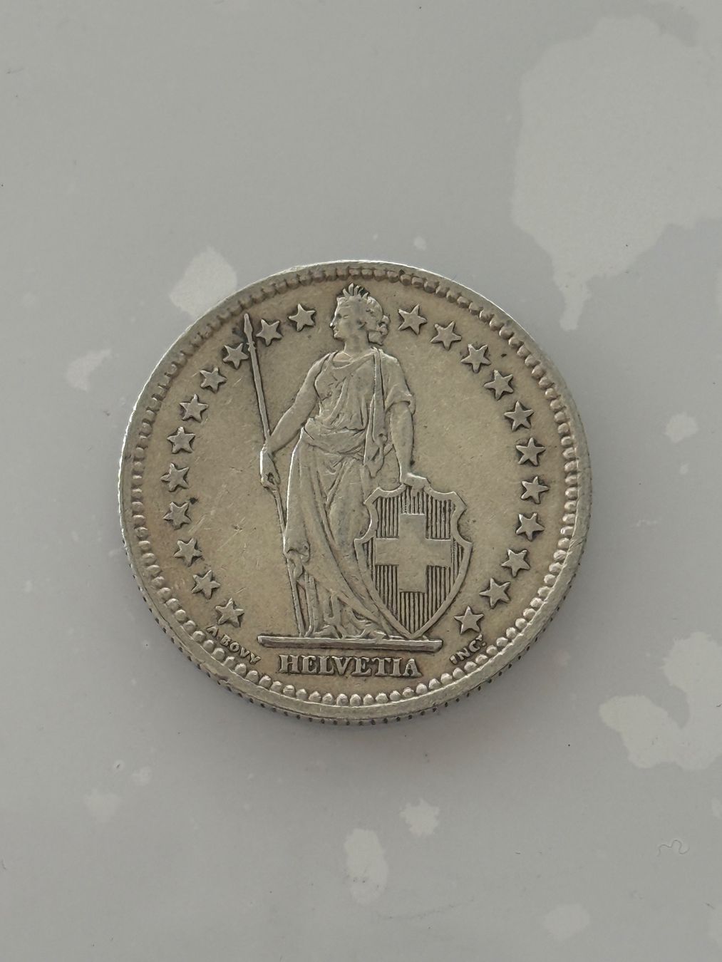Alle Münzen: 2 Franken 1948  Silber – Gebraucht aus Wallisellen von SWISS_SILVER1 1