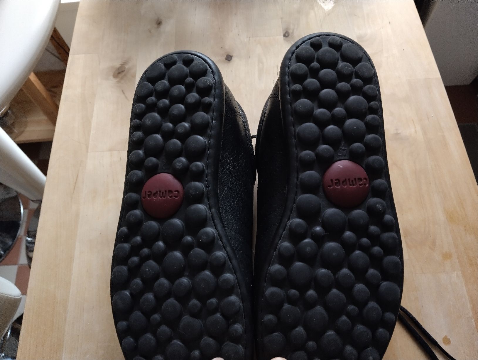 Camper Scarpe da uomo: CAMPER chaussures cuir noir taille 42 – Usato da Lausanne venduto da Cedric1864 3