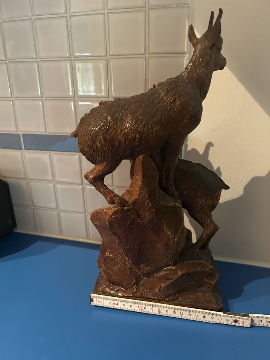 Sculture & Statue: Schöne Skulptur Gämse  – Usato da Bülach venduto da larson27 2