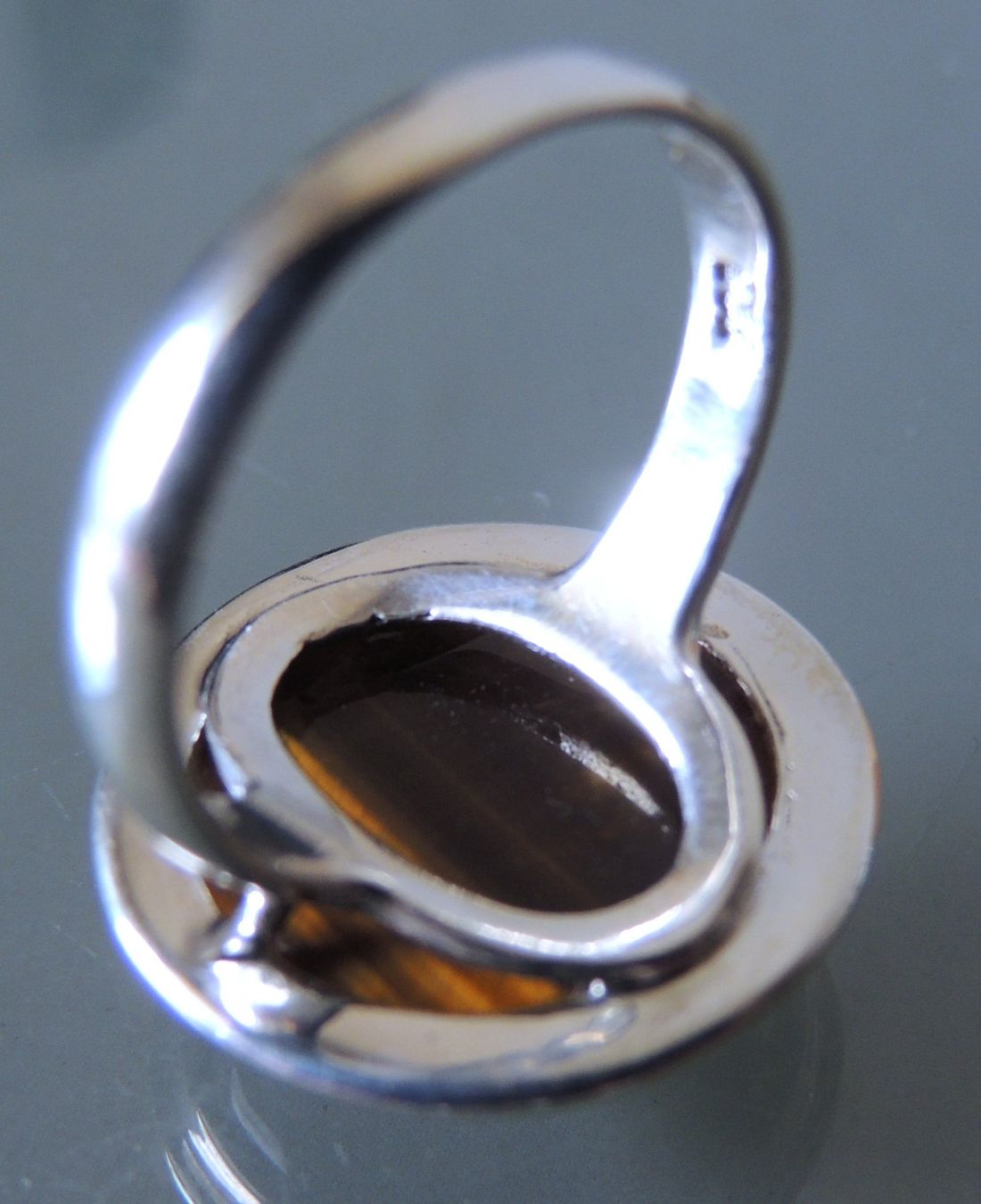 Anelli: Tigerauge Silber 925 Fingerring Gr. 54 – Nuovo (secondo la descrizione) da Waldenburg venduto da schaller707 5