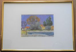 Willi Waber 1915 -1999 Im Schilf Original