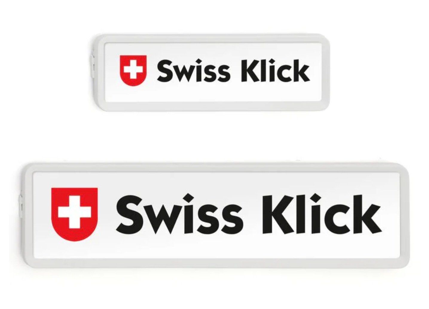 Swiss Klick Accessori per altri veicoli: Swiss Klick Weiss Wechselhalter - Satz – Nuovo e nell'imballaggio originale da Glarus venduto da adler112