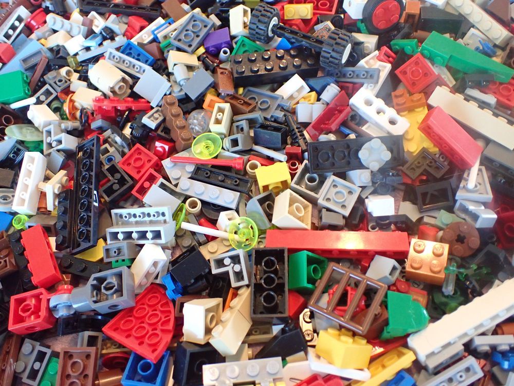 sehr viele LEGO Steine bunt gemischt Kilo Ware System (1) Kaufen auf Ricardo