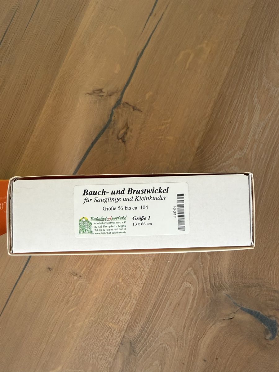 Altro per la cura del corpo: Brust- Bein und Bauchwickel Kleinkind – Nuovo e nell'imballaggio originale da Bern venduto da wit_9rjw 1