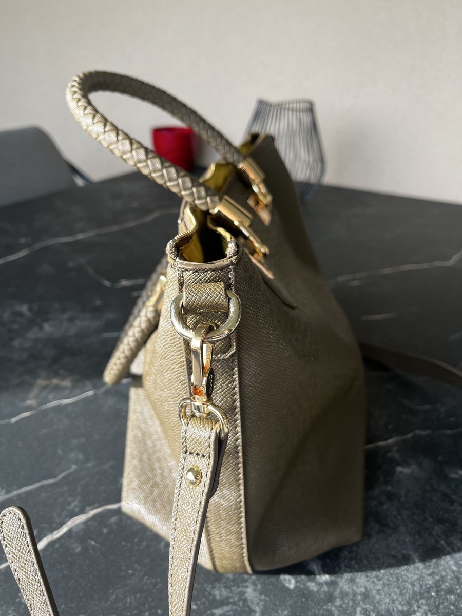 Liu Jo Borse da donna: LIU JO Handtasche in khaki-gold – Usato da Root venduto da jag_f6bw 1