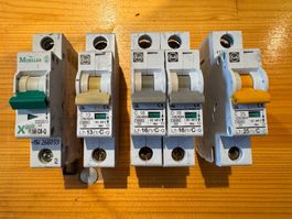 Div. Leitungsschutzschalter C6, 13, 16 und 25A Moeller