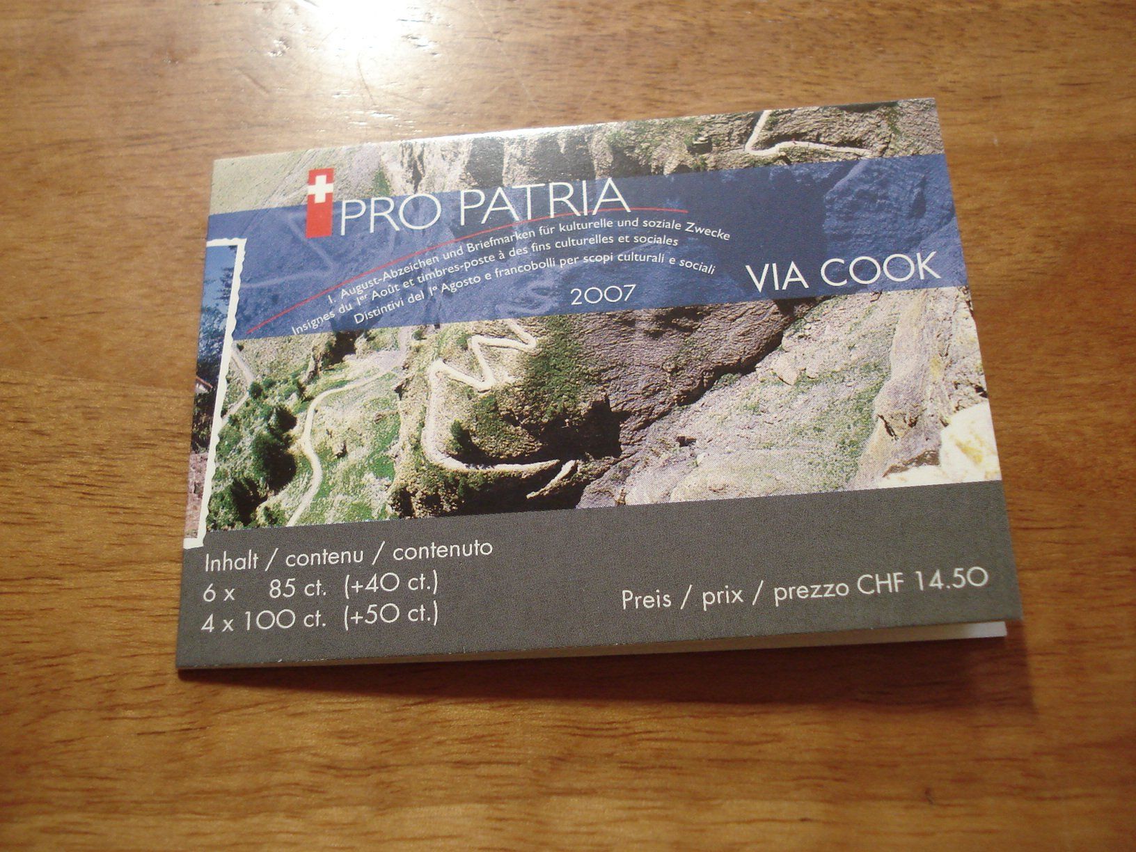 Alle Briefmarken: Markenbüchlein Pro Patria 2007, ET-o – Gebraucht aus Niederwil AG von morostahu