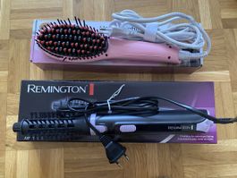 Hair Styling Brush Curler and Straightener