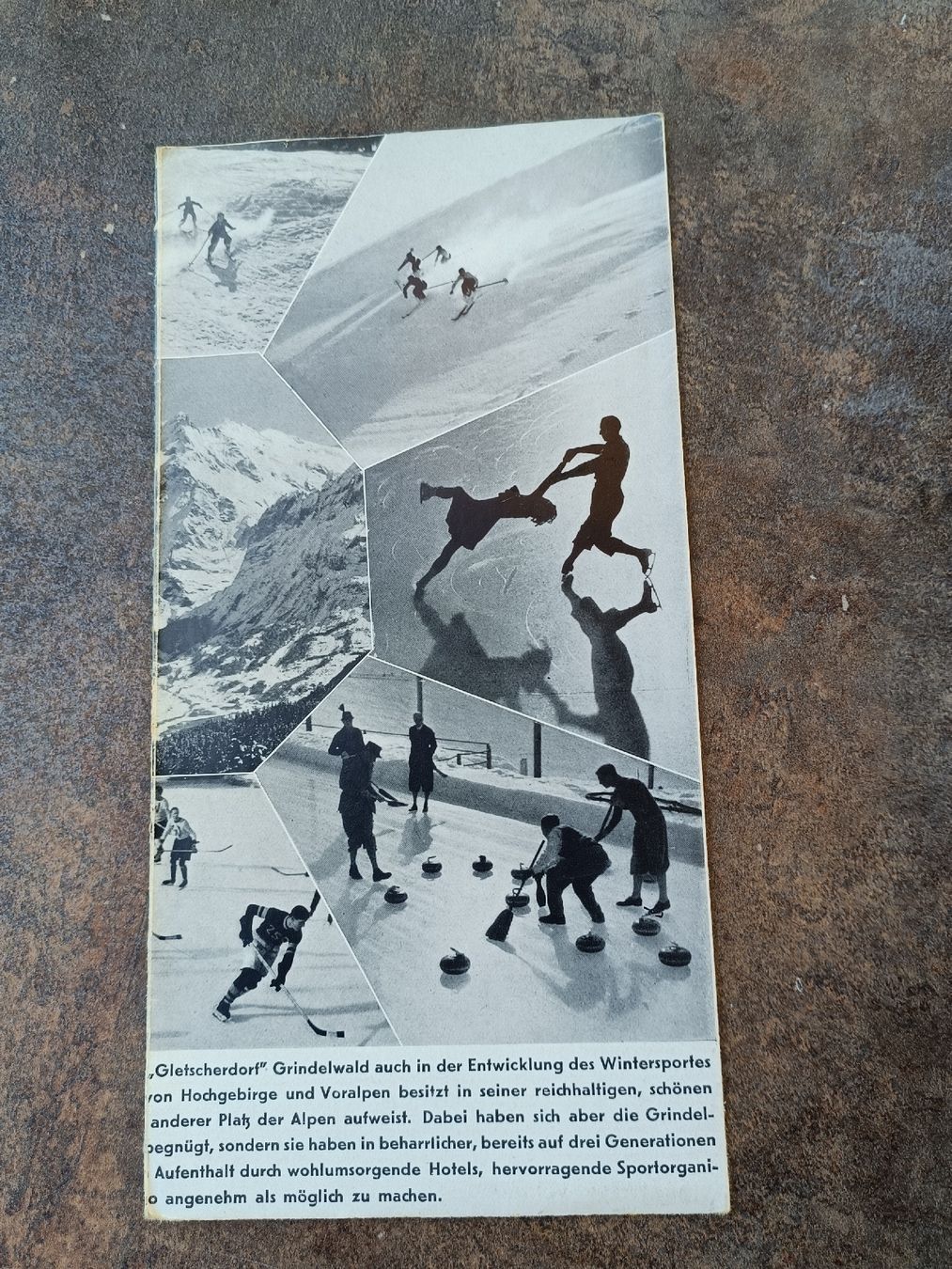 Dokumente: Alter Prospekt / Grindelwald Berner Oberland ca. 1939 – Gebraucht aus Brugg AG von Ente015 1