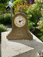 Kaminuhr Quarz Vintage aus Messing