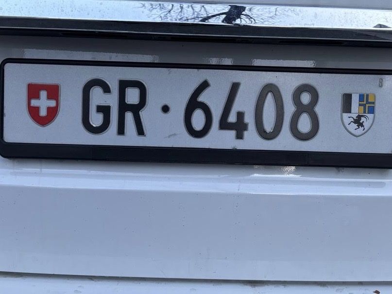Insegne: Autonummer/Kontrollschild GR vierstellig – Usato da Zürich venduto da sarah_c127