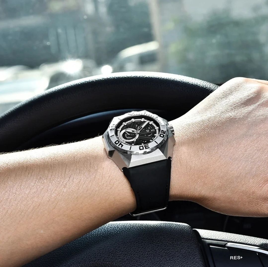 Pagani Design Orologi: Pagani Design Automatik Diver – Nuovo e nell'imballaggio originale da Suhr venduto da ChronixChronometer 5