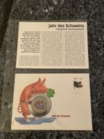 Numisbrief Jahr des Schweins